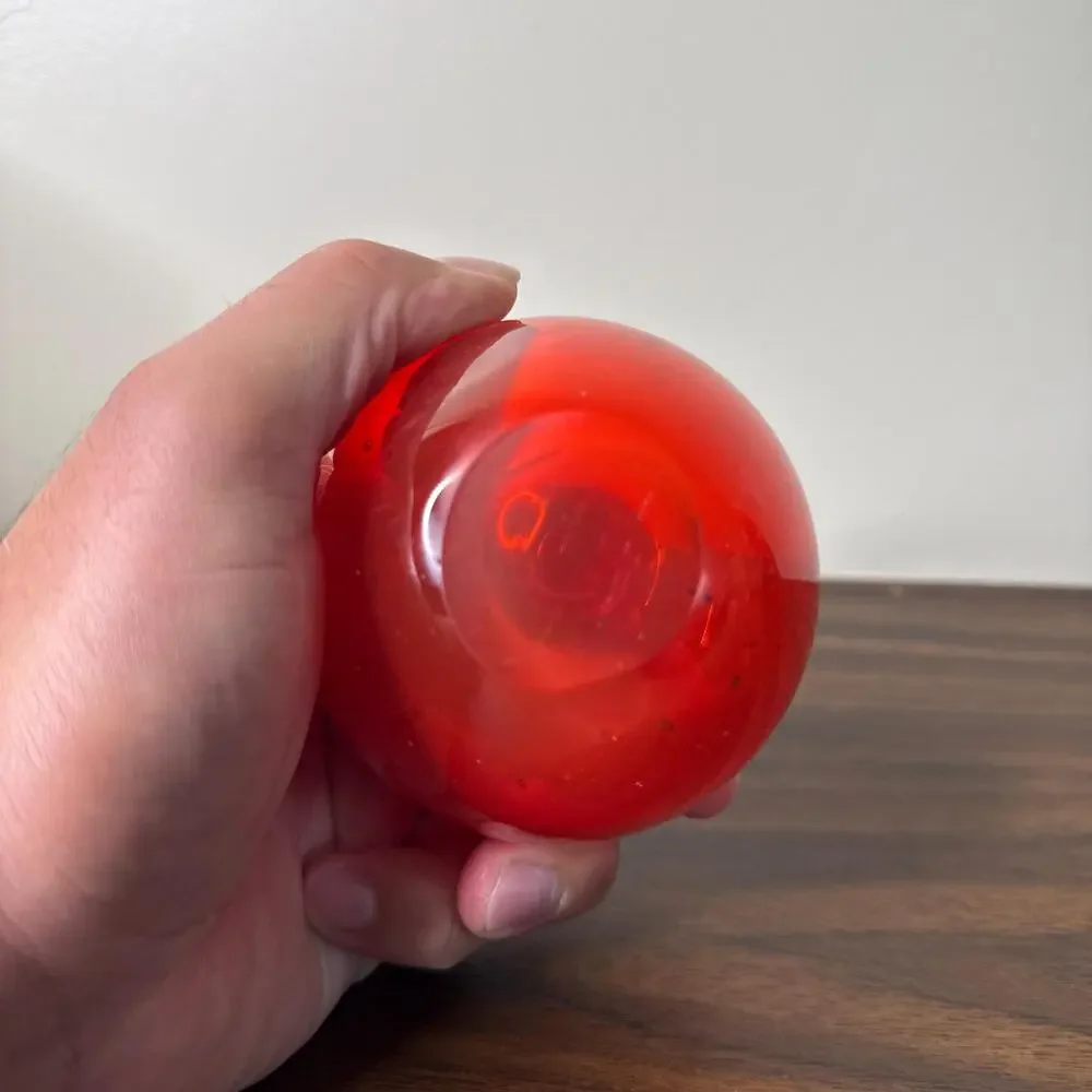 Vintage Murano Style Hand Blown Glass Apple